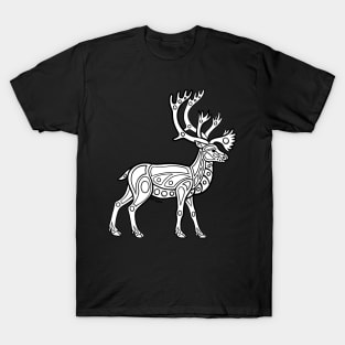 Native Inspired Caribou / Reindeer T-Shirt